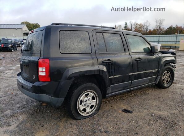 1C4NJPBA2HD200058 2017 JEEP PATRIOT Black უკანა მარჯვენა