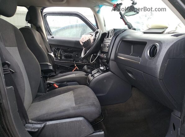 1C4NJPBA2HD200058 2017 JEEP PATRIOT Black წინა სალონის ხედი