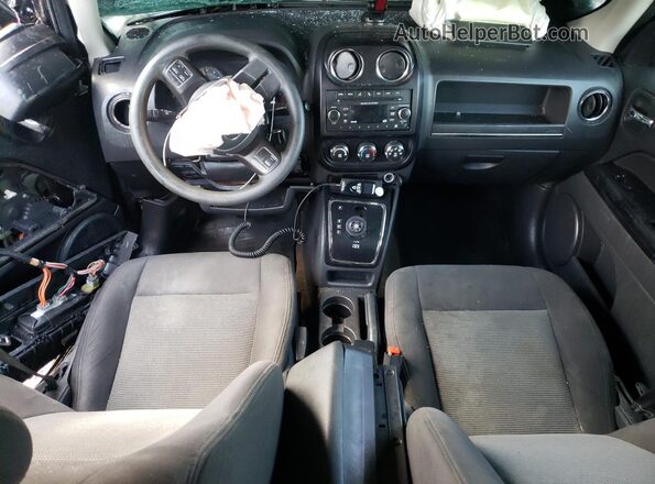 1C4NJPBA2HD200058 2017 JEEP PATRIOT Black წინა პანელის ხედი