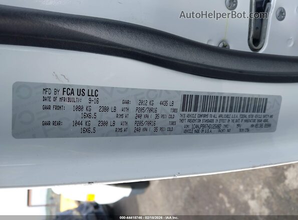 1C4NJPBA7HD125082 2017 JEEP PATRIOT White Вид підкапотного простору