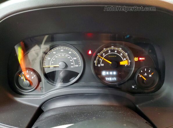 1C4NJRBB3HD212577 2017 JEEP PATRIOT Белый Вид щитка приборов