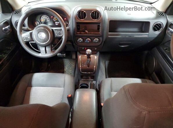 1C4NJRBB3HD212577 2017 JEEP PATRIOT Белый Вид панели приборов