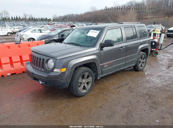 1C4NJRBB4HD159419 2017 JEEP PATRIOT Gray Передня ліва чверть