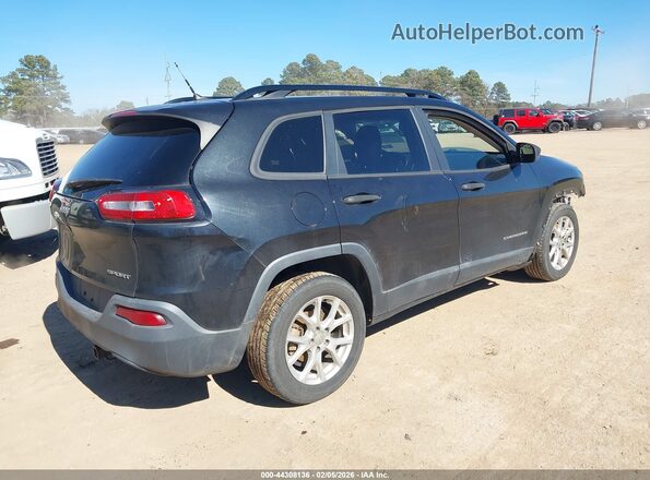 1C4PJLAB0GW274402 2016 JEEP CHEROKEE Black Rear right