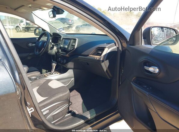 1C4PJLAB0GW274402 2016 JEEP CHEROKEE Black Front interior view
