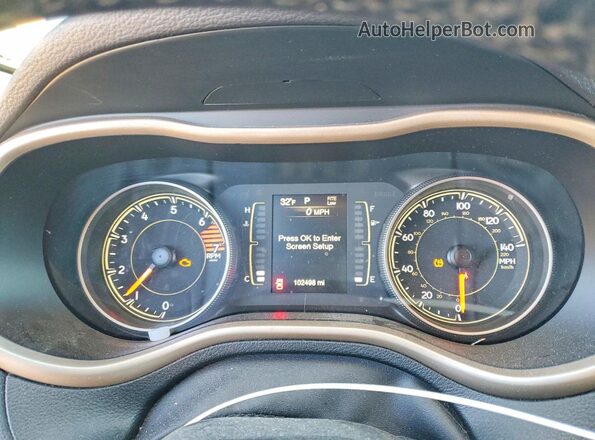 1C4PJLAB7HW613965 2017 JEEP CHEROKEE White Widok zestawu wskaźników