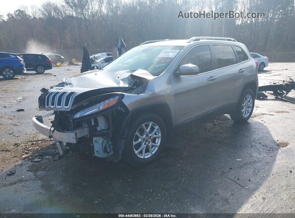1C4PJLCB3HW522771 2017 JEEP CHEROKEE Silver Vista tres cuartos delantera izquierda