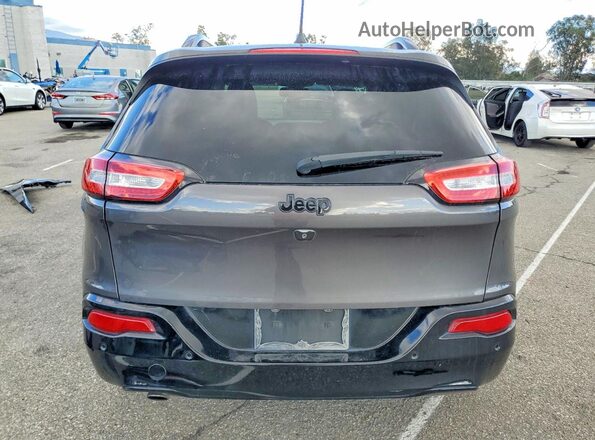 1C4PJLCB5JD615390 2018 JEEP CHEROKEE Черный Вид сзади