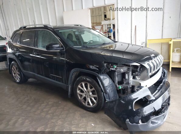 1C4PJLCBXHW617182 2017 JEEP CHEROKEE Black Սալոնի հետևի տեսք