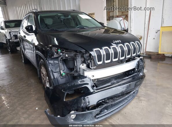 1C4PJLCBXHW617182 2017 JEEP CHEROKEE Black Դիմացի տեսք
