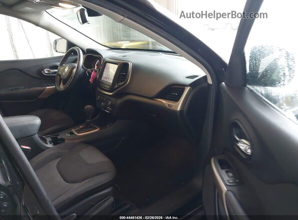 1C4PJLCBXHW617182 2017 JEEP CHEROKEE Black Սալոնի դիմացի տեսք