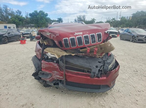 1C4PJLCBXKD160358 2019 JEEP CHEROKEE Burgundy 