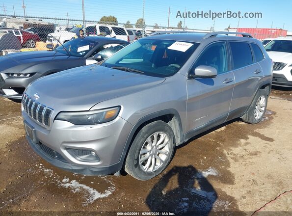 1C4PJLCBXKD341007 2019 JEEP CHEROKEE Silver Առջևի ձախ երեք քառորդ տեսարան