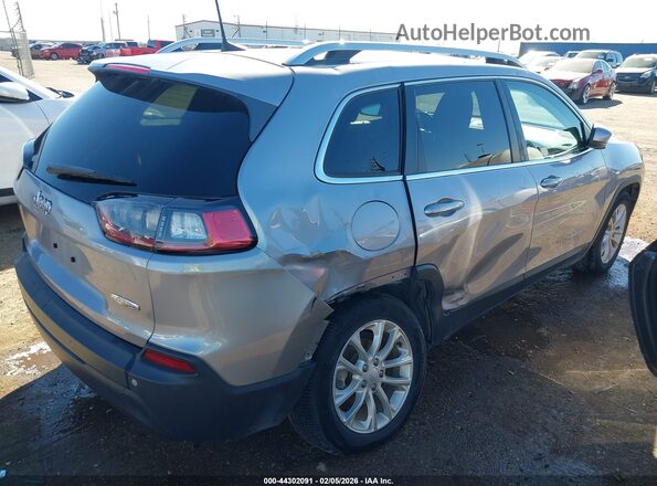 1C4PJLCBXKD341007 2019 JEEP CHEROKEE Silver Հետևի աջ