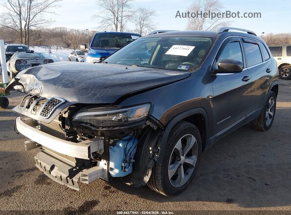 1C4PJLDB0KD346263 2019 JEEP CHEROKEE Gray 