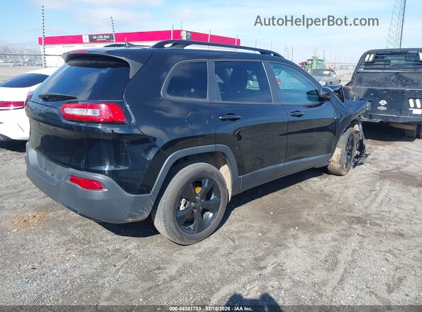 1C4PJLDB9HW559127 2017 JEEP CHEROKEE Black Rear right