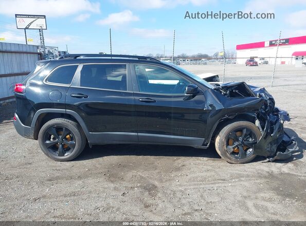 1C4PJLDB9HW559127 2017 JEEP CHEROKEE Black Rear interior view