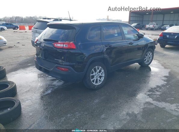 1C4PJMAS9HD228327 2017 JEEP CHEROKEE Black Rear right