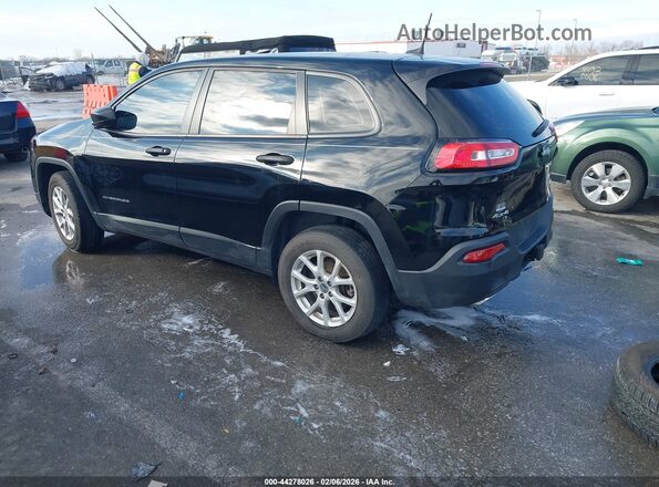 1C4PJMAS9HD228327 2017 JEEP CHEROKEE Black Rear left