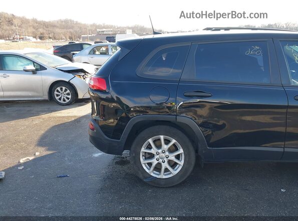1C4PJMAS9HD228327 2017 JEEP CHEROKEE Black Front view