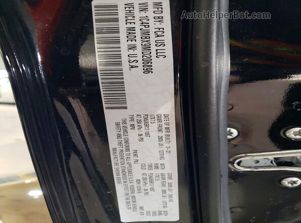 1C4PJMBX9MD206896 2021 JEEP CHEROKEE Black 