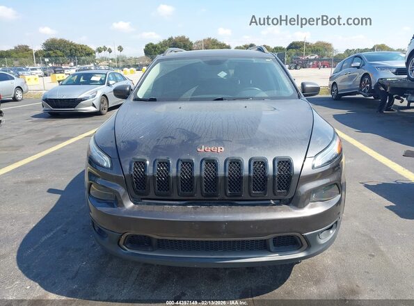 1C4PJMCB5HW565420 2017 JEEP CHEROKEE Gray Вид щитка приладів