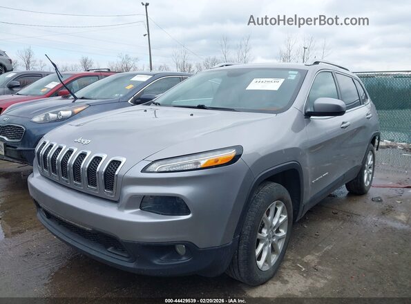 1C4PJMCX4JD569343 2018 JEEP CHEROKEE Gray წინა მარცხენა ხედი სამი მეოთხედიდან