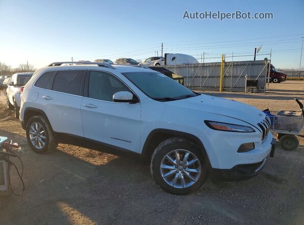 1C4PJMDS4GW198961 2016 JEEP CHEROKEE Белый Передняя правая четверть