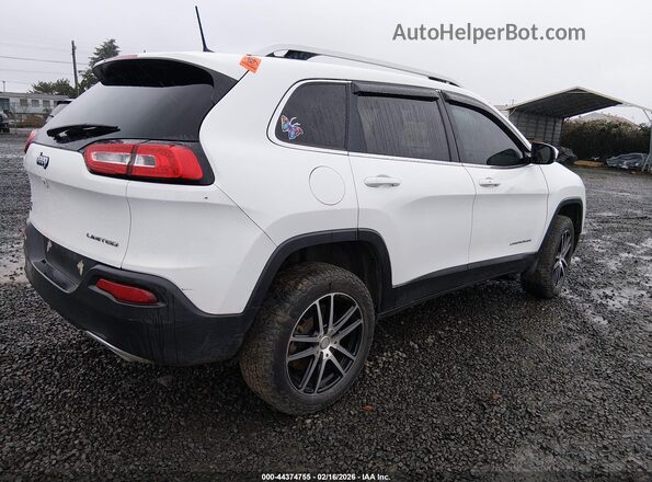 1C4PJMDSXGW278717 2016 JEEP CHEROKEE Белый Задняя правая четверть