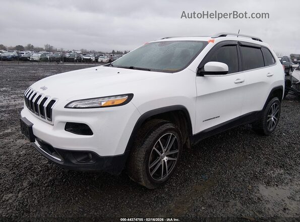 1C4PJMDSXGW278717 2016 JEEP CHEROKEE Белый Передняя левая четверть