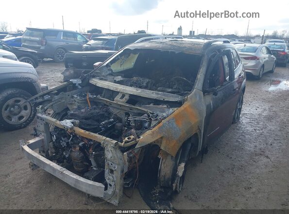 1C4PJMDX0KD363730 2019 JEEP CHEROKEE Maroon Front view