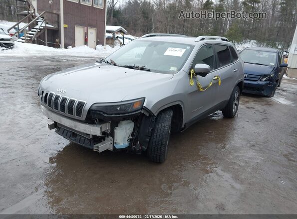 1C4PJMDX1KD355491 2019 JEEP CHEROKEE Silver Przód lewy