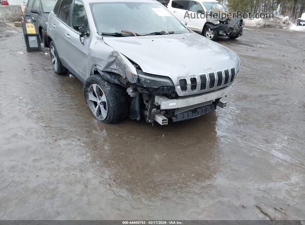 1C4PJMDX1KD355491 2019 JEEP CHEROKEE Silver Widok z przodu