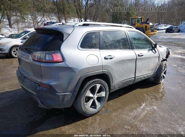 1C4PJMDX1KD355491 2019 JEEP CHEROKEE Silver Tył prawy