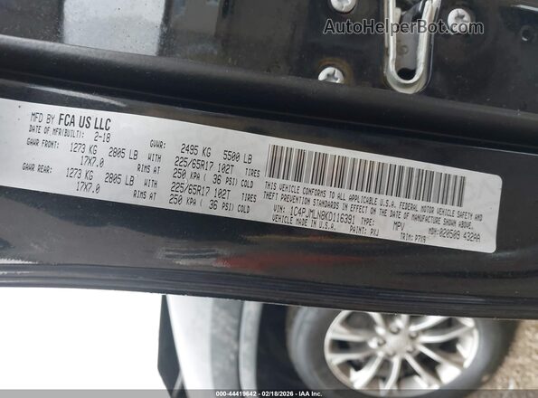 1C4PJMLN8KD116391 2019 JEEP CHEROKEE Black 
