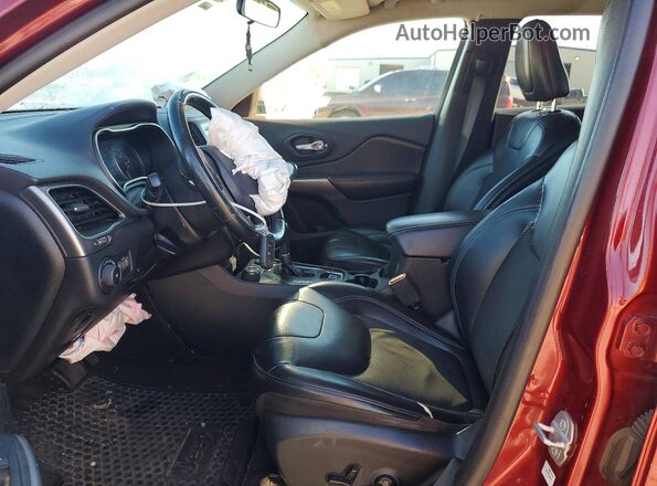 1C4PJMLX1KD124253 2019 JEEP CHEROKEE Red Вид салону спереду