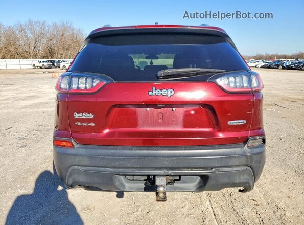 1C4PJMLX1KD124253 2019 JEEP CHEROKEE Red Вид ззаду