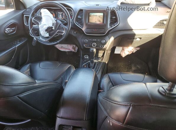 1C4PJMLX1KD124253 2019 JEEP CHEROKEE Red Вид панелі приладів