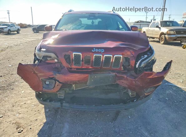 1C4PJMLX1KD124253 2019 JEEP CHEROKEE Red Вид спереду
