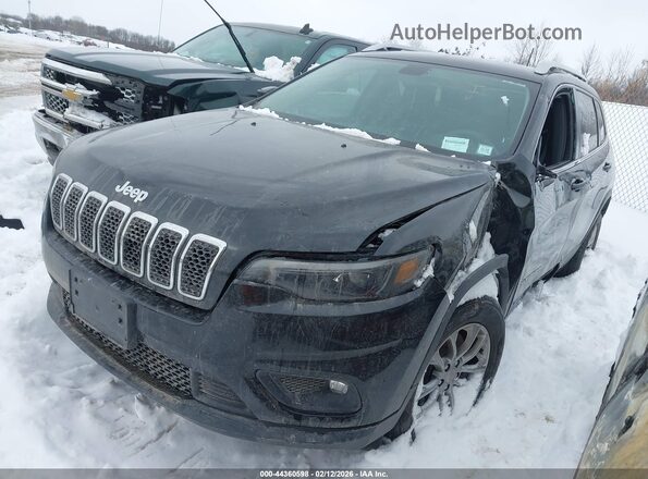 1C4PJMLX9LD502191 2020 JEEP CHEROKEE Black Առջևի ձախ երեք քառորդ տեսարան