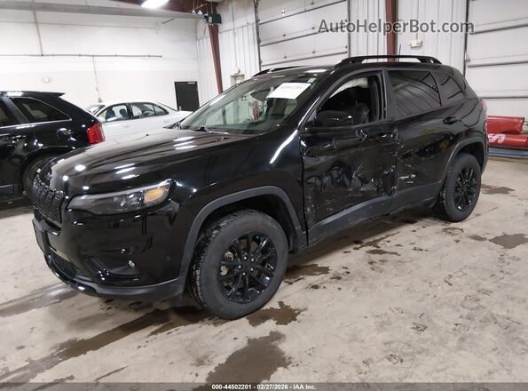 1C4PJMMB3PD113796 2023 JEEP CHEROKEE Black Առջևի ձախ երեք քառորդ տեսարան