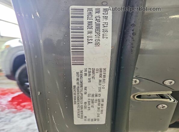 1C4PJMMB3PD115161 2023 JEEP CHEROKEE Угольный Вид наклейки с VIN-кодом