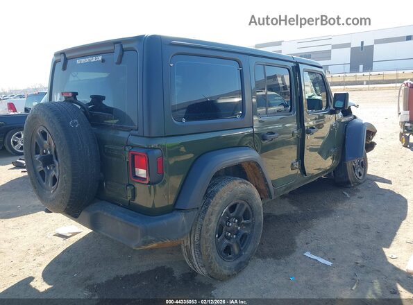 1C4PJXDG3RW250614 2024 JEEP WRANGLER Green Trasero derecho