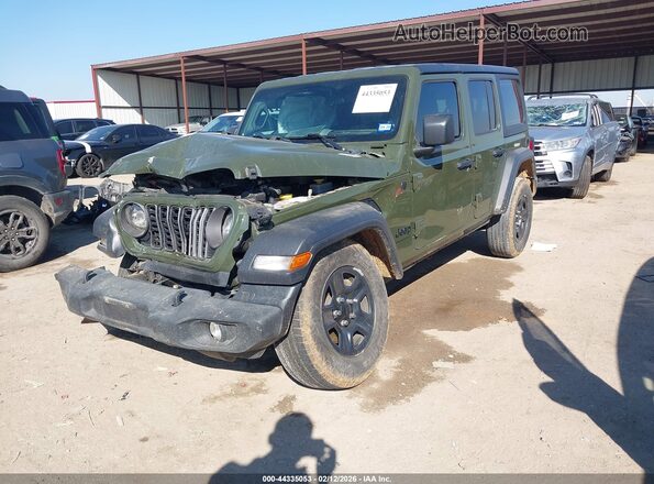 1C4PJXDG3RW250614 2024 JEEP WRANGLER Green Vista tres cuartos delantera izquierda