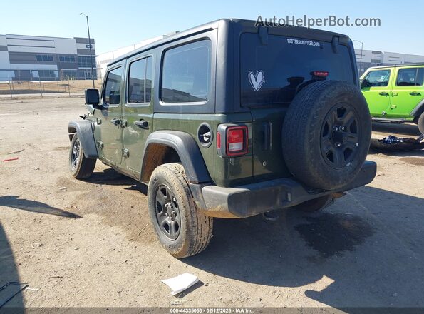 1C4PJXDG3RW250614 2024 JEEP WRANGLER Green Trasero izquierdo