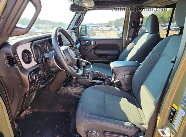 1C4PJXDGXSW516815 2025 JEEP WRANGLER Green Widok wnętrza z przodu