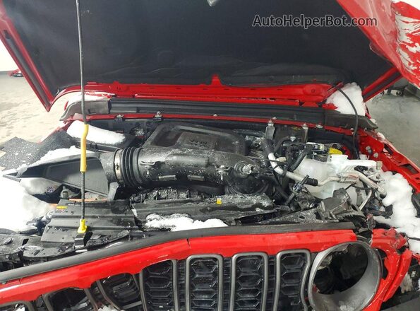 1C4PJXFN8TW185536 2026 JEEP WRANGLER Красный Вид задней части салона