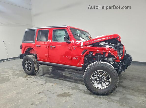1C4PJXFN8TW185536 2026 JEEP WRANGLER Красный Передняя правая четверть