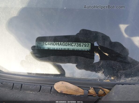 1C4RDHAG0HC736792 2017 DODGE DURANGO Black 
