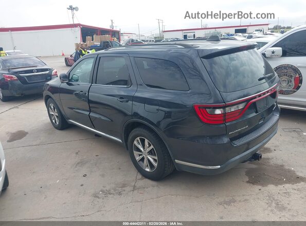 1C4RDHDG0GC353025 2016 DODGE DURANGO Black Tył lewy